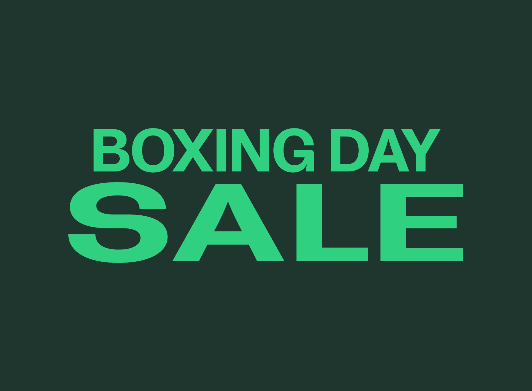 Boxing Day Sale